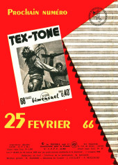 Verso de Tex-Tone (Impéria) -211- Le cheval volé