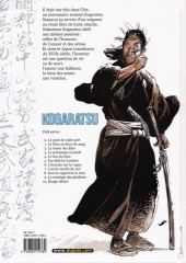 Verso de Kogaratsu -4a2003- Le dos du tigre