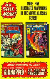 Verso de Marvel Classics Comics (1976) -23- The Moonstone