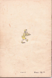 Verso de Poucette Trottin -8a1955- Poucette trottin hôtesse de l'air