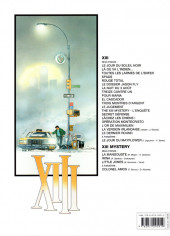 Verso de XIII -13a2011- The XIII mystery - L'enquête