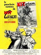 Verso de Kit Carson (Impéria) -11- Le chariot magique