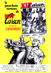 Verso de Kit Carson (Impéria) -62- Le pacificateur de la prairie