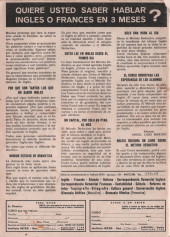 Verso de Hazañas del Oeste (Toray - 1962) -191- Número 191