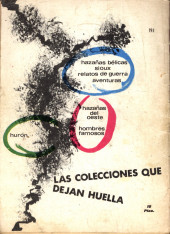 Verso de Hazañas del Oeste (Toray - 1962) -195- Número 195