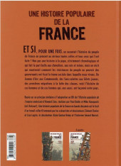 Verso de Une histoire populaire de la France -1- De l'état royal à la commune