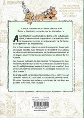 Verso de Astérix (Autres) -b2020- Les vérités historiques expliquées