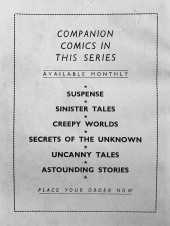 Verso de Creepy worlds (Alan Class& Co Ltd - 1962) -47- The Strange Visions of Kandor