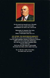 Verso de Lex Luthor: The Unauthorized Biography (1989) - Lex Luthor: The Unauthorized Biography