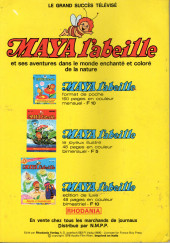 Verso de Maya l'abeille (Rhodania - Le joyeux illustré) -Rec- Super album mensuel (du n°11 au n°14)