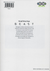 Verso de Bungô Stray Dogs - Beast -3- Tome 3