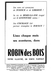 Verso de Robin des bois (Jeunesse et vacances) -SP04- Le fugitif