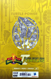 Verso de Power Rangers x TMNT II -2- Issue #2