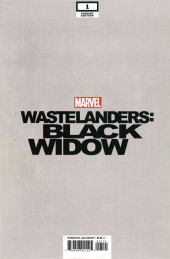 Verso de Wastelanders: Black Widow (2022) -1VC- Issue #1