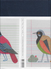 Verso de (AUT) Gerner -2021- Oiseaux : inventairechromatique réel et imaginaire