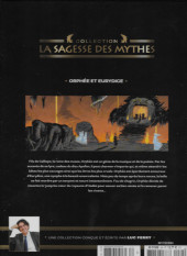 Verso de La sagesse des Mythes - La collection (Hachette) -25- Orphée et Eurydice