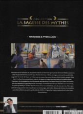 Verso de La sagesse des Mythes - La collection (Hachette) -26- Narcisse & Pygmalion