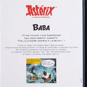 Verso de Astérix (Hachette - La boîte des irréductibles) -18Bis- Baba dans Le Devin