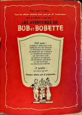 Verso de Bob et Bobette (2e Série Rouge) -2a1954'- La princesse enchantée
