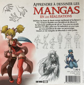 Verso de (DOC) Techniques de dessin et de création de BD - Apprendre à dessiner les Mangas en 24 réalisations