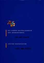 Verso de Hergé - Werkausgabe (Intégrale en allemand) -10- Die Sieben Kristallkugeln/Der Sonnentempel/Stups und Steppke