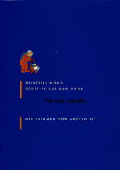 Verso de Hergé - Werkausgabe (Intégrale en allemand) -12- Reiseziel Mond/Schritte auf dem Mond/Der Triumph von Apollo