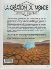Verso de Mythes et légendes (collection de Hachette Jeunesse) -11- La création du Monde