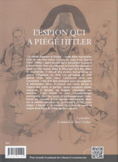 Verso de L'espion qui a piégé Hitler - Tome TL