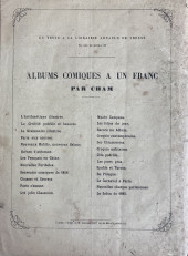 Verso de (AUT) Cham - La Chronique du Jour : Album de soixante caricatures