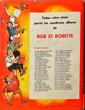 Verso de Bob et Bobette (3e Série Rouge) -103a1972- L'attrape-sons