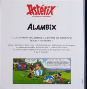 Verso de Astérix (Hachette - La boîte des irréductibles) -20Bis- Alambix dans Le Bouclier arverne