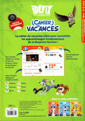 Verso de Idéfix et les Irréductibles -CdV1- Cahier de vacances 4-5 ans