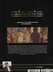 Verso de La sagesse des Mythes - La collection (Hachette) -29- Tantale et autres mythes de l'orgueil