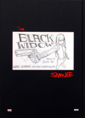 Verso de Artist's Edition (IDW - 2010) -75- Chris Samnee’s Black Widow - Artist’s Edition