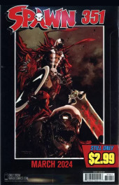 Verso de Spawn (1992) -350VC2- Issue #350