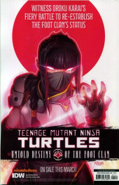 Verso de Teenage Mutant Ninja Turtles: The Last Ronin II - Re-Evolution -1VC- Issue #1