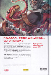 Verso de Deadpool - Badder Blood - Badder Blood