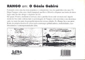 Verso de Rango - Rango 30 anos, o gênio Gabirú