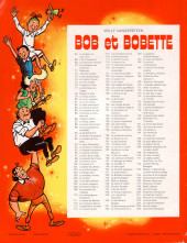 Verso de Bob et Bobette (3e Série Rouge) -107a1986- Le rayon magique