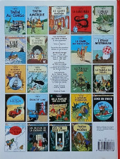 Verso de Tintin (Historique) -14C8bis- Le Temple du Soleil