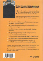 Verso de (AUT) Veyron -1994- Guide du Squatteur mondain