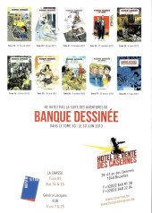 Verso de (Catalogues) Ventes aux enchères - Banque dessinée -29- Banque dessinée - 29ème vente - dimanche 21 Avril 2013