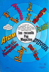 Verso de Flash (Arédit - Pop Magazine/Cosmos/Flash) -Rec03- Recueil N°55 (du n°7 au n°9)