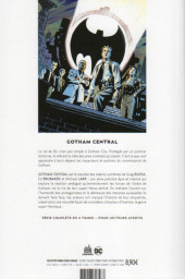 Verso de Gotham Central (Urban comics) -1Poche2024- Tome 1