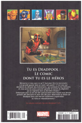 Verso de Marvel Comics : La collection (Hachette) -249212- Tu es Deadpool : Le Comic dont tu es le héros