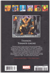 Verso de Marvel Comics : La collection (Hachette) -250203- Thanos : Thanos gagne