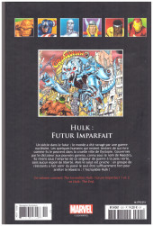 Verso de Marvel Comics : La collection (Hachette) -251218- Hulk : Futur imparfait