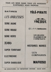 Verso de Télé-pirate -Rec09- Album N°9 (n° 16 et n°17 )