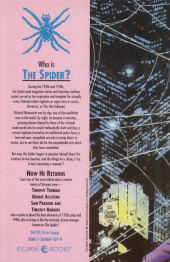 Verso de The spider (1991) -3- Book Three: Blood Mask