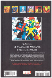 Verso de Marvel Comics : La collection (Hachette) -254213- X-Men - Le massacre mutant, première partie